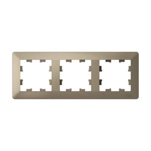 рамка 3 поста AtlasDesign Air шампань