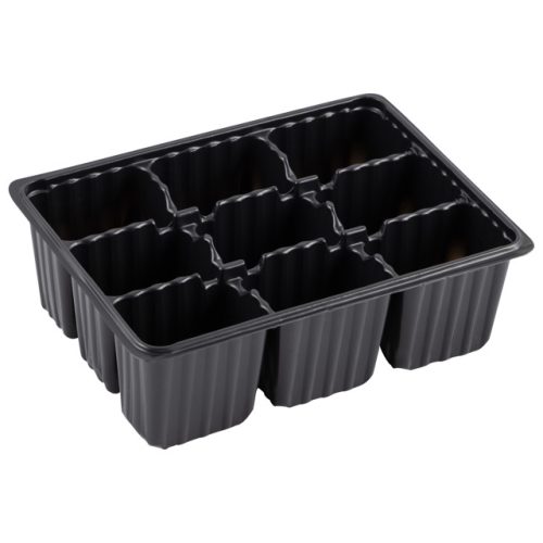 кассета пластиковая для рассады 9 ячеек 18х13,4х6см