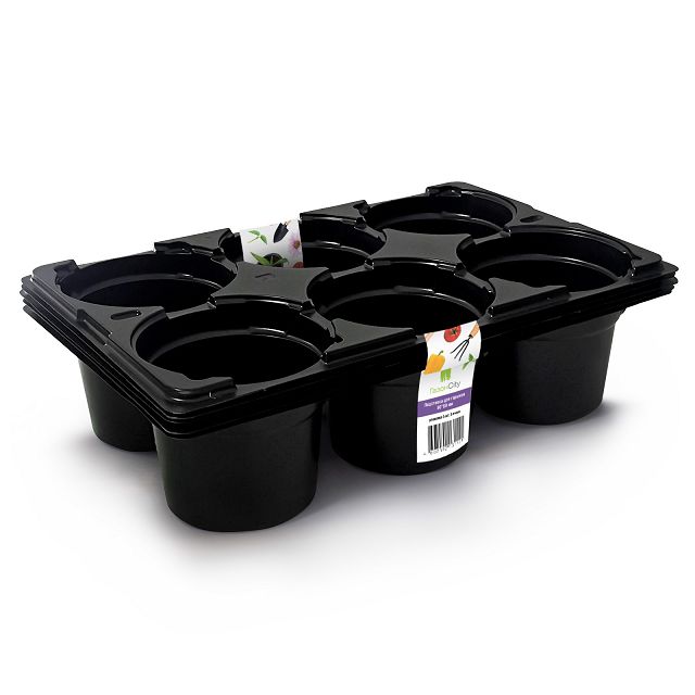 поддон для кассеты рассадной 80х80мм 6 ячеек 5шт