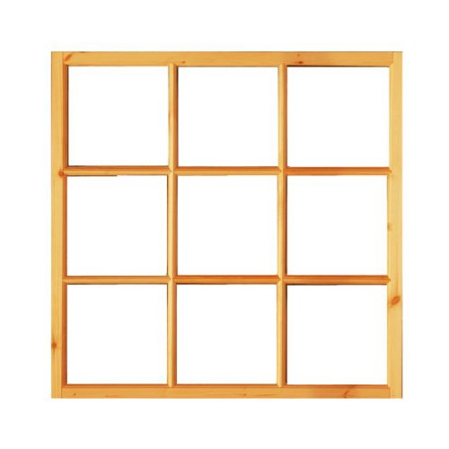 рама верандная 1х1м сосна без стекла