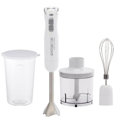блендер Polaris PHB 1485 1400Вт венчик/чаша-измельчитель/насадка-блендер белый