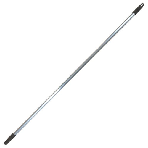 черенок для метел алюминиевый 117см d20мм с пластиковой резьбой