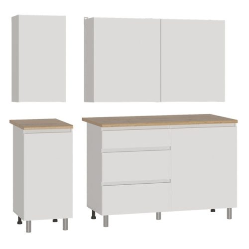 кухонный гарнитур ПРОМО Виво 1600х600мм белый ЛДСП