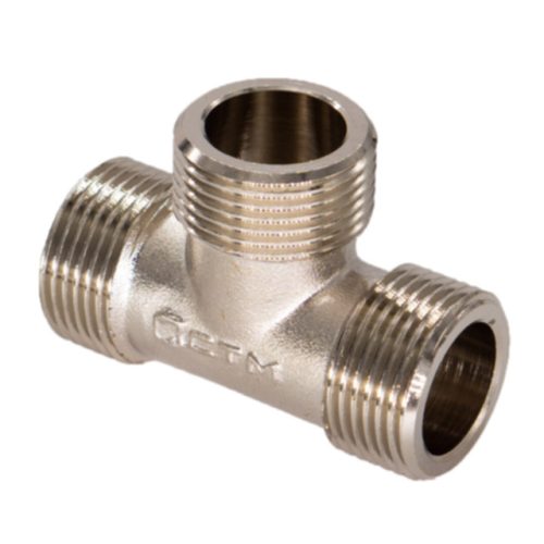 тройник CTM 3/4" НР/НР/НР