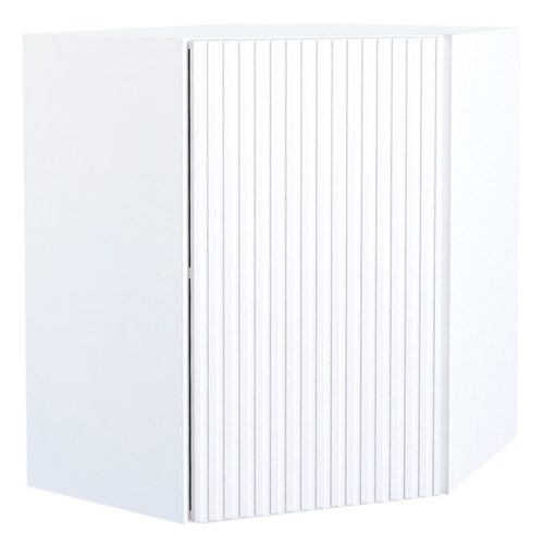 шкаф кухонный навесной угловой Милк Гамма 600х600х720мм 1 дверь МДФ/ЛДСП