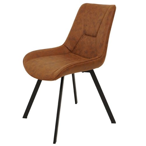 стул ГЕРМЕС 530х610х850мм велюр коричневый