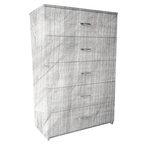 комод 5 ящиков 1230х800х420мм цвет Крафт белый ЛДСП