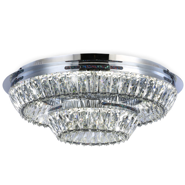 люстра потолочная AMBRELLA Traditional 3000K/4200K/6400K 81Вт хром/прозрачный