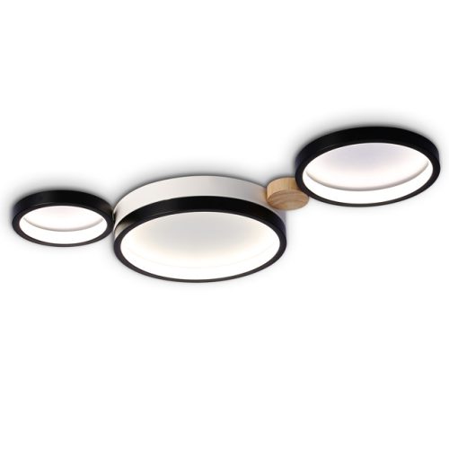 люстра потолочная AMBRELLA Comfort LED 45Вт 6400К 3600Лм ПДУ черный/белый