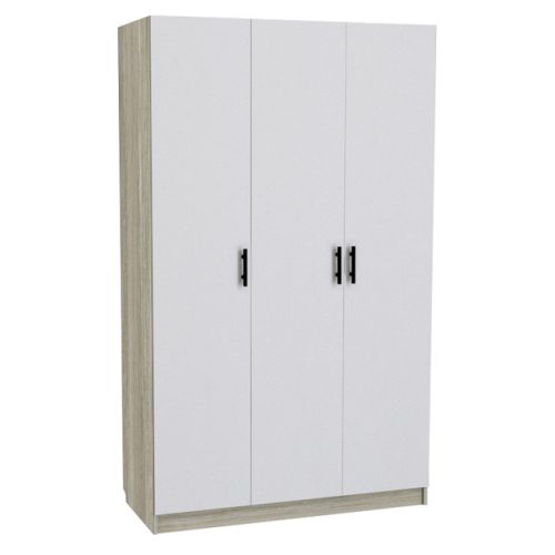 шкаф 3 двери 1324х584х2220мм ЛДСП дуб устричный/сатин