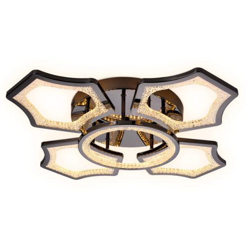 люстра потолочная AMBRELLA Acrylica LED 106Вт 3000-6400К 7950Лм ПДУ черный хром