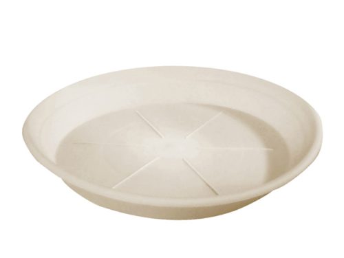 поддон пластиковый d30см слоновая кость