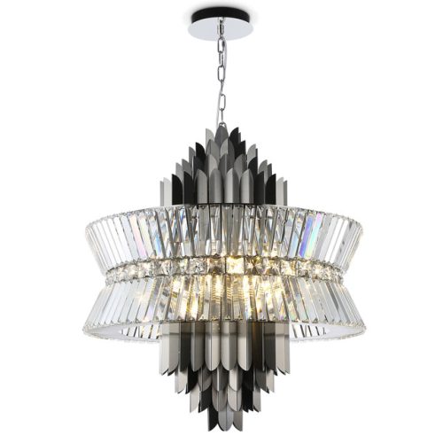 люстра подвесная AMBRELLA High Light E14х18 40Вт черный/прозрачный