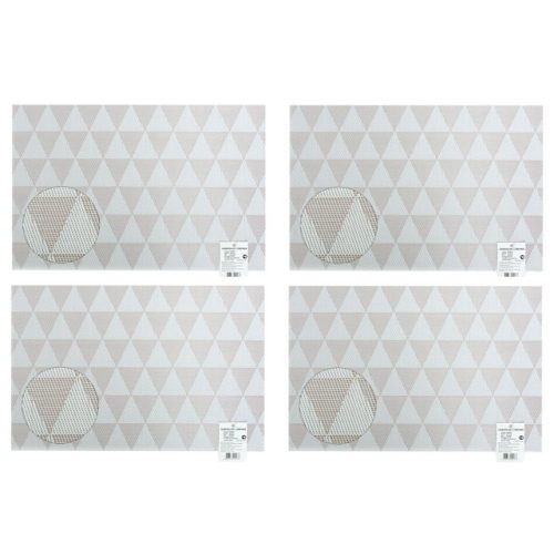 комплект салфеток сервировочных 30х45см 4шт бежевый