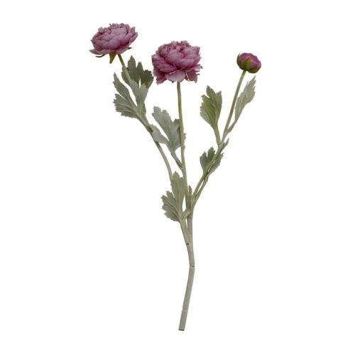 растение искусственное Ранункулюс 52см розовый