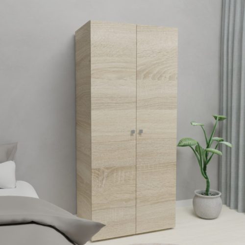 шкаф распашной комбинированный Соер 800х500х1800мм дуб сонома ЛДСП