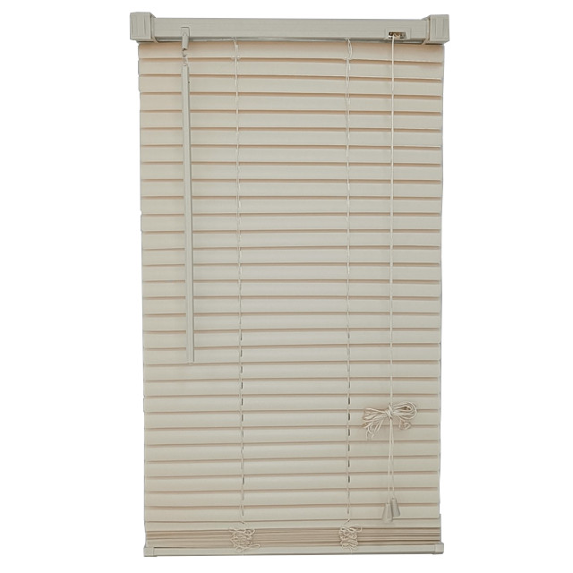 жалюзи горизонтальные UGO LOKS ПВХ 60x180см бежевые 25мм, арт.B60PVC