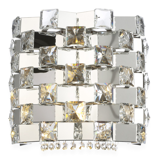 бра AMBRELLA High Light E14х2 40Вт хром/прозрачный