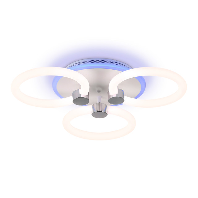 люстра потолочная AMBRELLA Acrylica LED 42Вт 6400К 3150Лм ПДУ белый