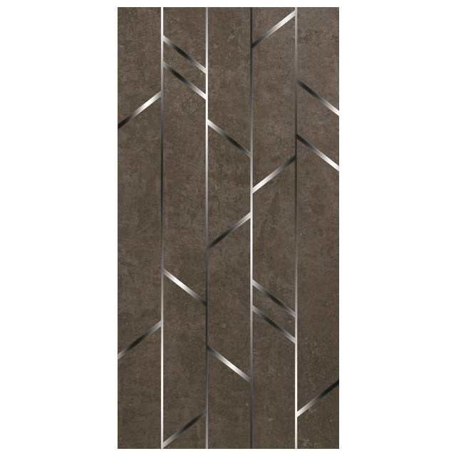 вставка настенная AXIMA Альбано D1 30х60 темная