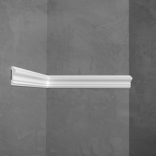 молдинг СТЕНОПОЛ 2000х16х66мм белый, арт.C722