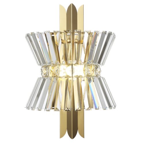 бра AMBRELLA High Light E14х2 40Вт латунь/прозрачный