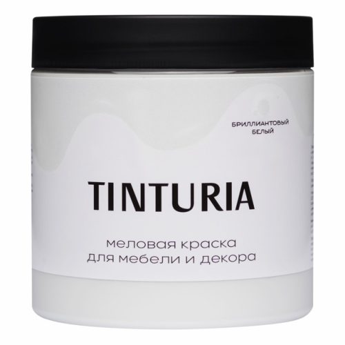 краска для мебели и декора TINTURIA 0,75кг бриллиантовый белый, арт.028819784