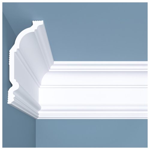 плинтус потолочный BELLO-DECO К 2 140х60х2000мм полимер(xps) белый, арт. 00-00004634