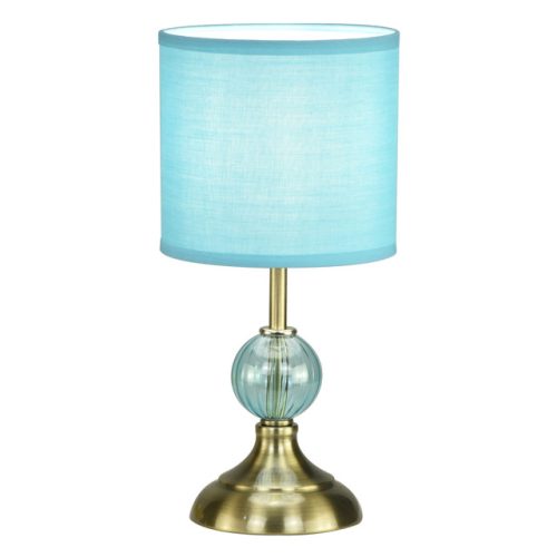 лампа настольная ESCADA Jane 1х40Вт Е14 голубой