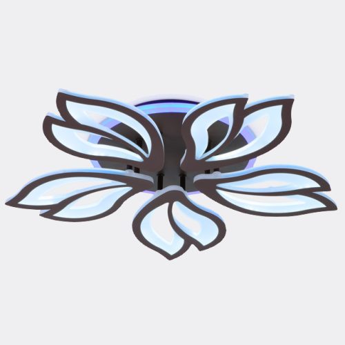 люстра потолочная AMBRELLA Acrylica LED 104Вт 6400К 7800Лм ПДУ кофе