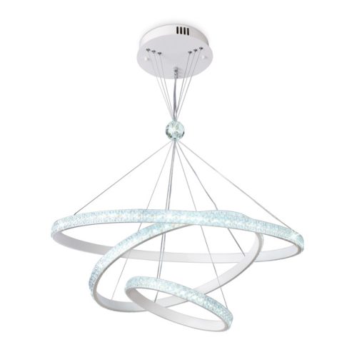 люстра подвесная AMBRELLA Acrylica LED 106Вт 6400К 7950Лм ПДУ белый