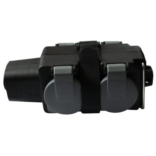 розетка переносная ВЭП СВЕТ 4-местная 200-250В 2P+E 16А IP44 серый