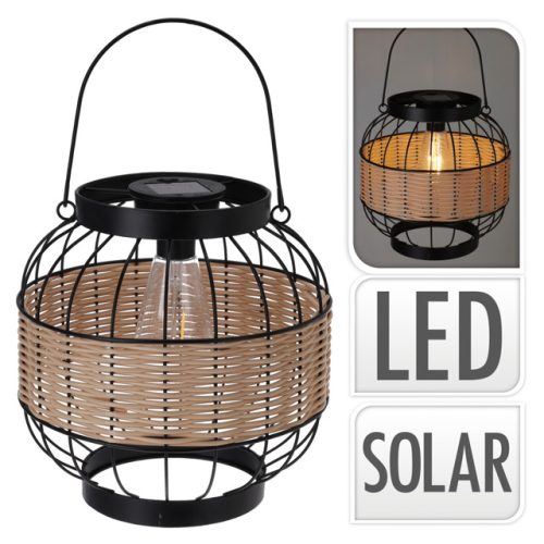 светильник садовый KOOPMAN 24х24х24см солнечная батарея металл