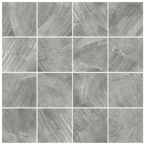 керамогранит New Trend Rock Steel 60х60 матовый карвинг серый