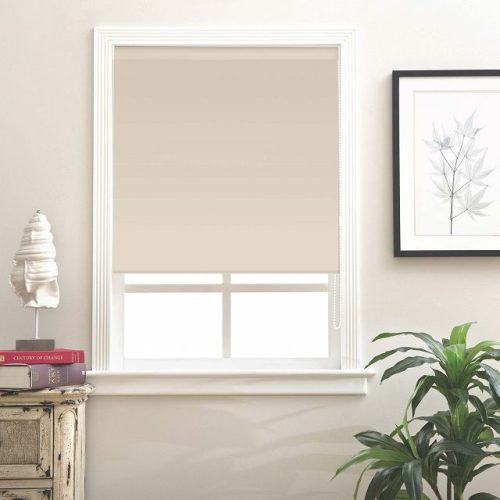 штора рулонная GARDEN Stars светопроницаемая 90x170см темно-бежевая, арт.W1985090x170V707