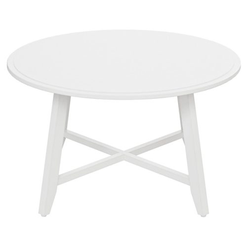 стол журнальный NEO 3 900х900х480мм белый матовый МДФ/бук