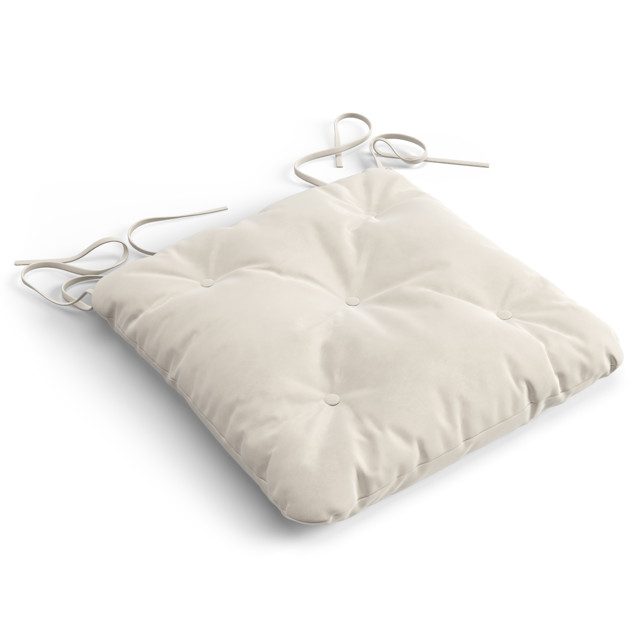 подушка для стула Дженни 380х420х50мм велюр Velutto 07 шампань