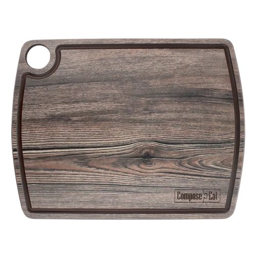доска разделочная COMPOSEEAT 36x28см прямоугольная композит дуб мореный
