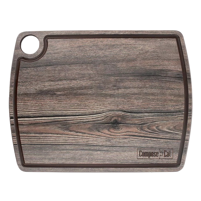 доска разделочная COMPOSEEAT 36x28см прямоугольная композит дуб мореный