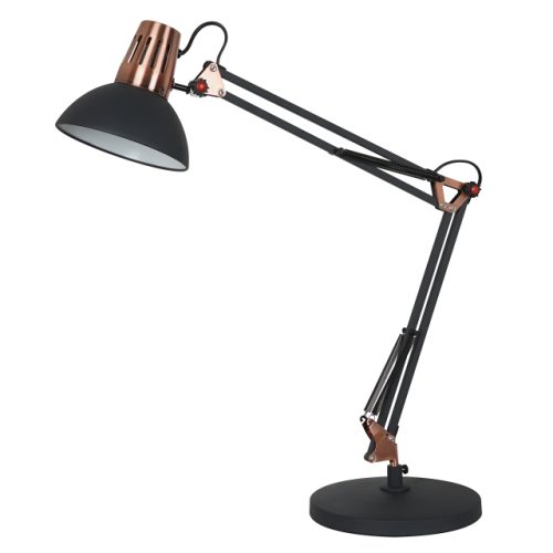 лампа настольная CAMELION Berlin E27 40Вт черный медный