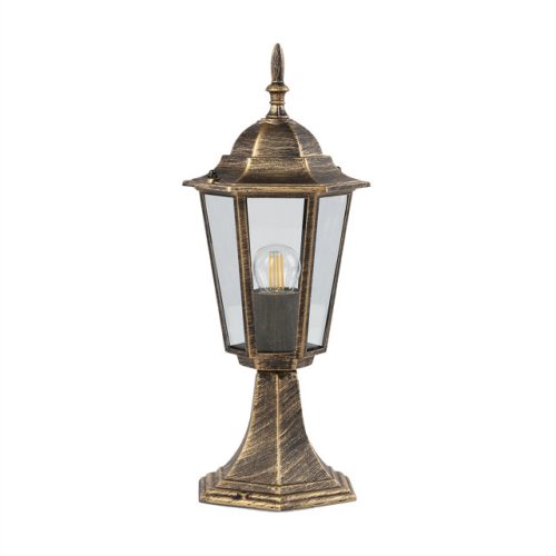 светильник уличный наземный AMBRELLA Garden E27 40Вт золото черный прозрачный