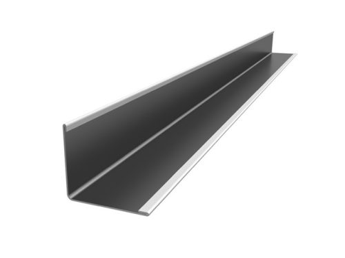 профиль торцевой L-образный MR.TEKTUM 3м белый глянцевый