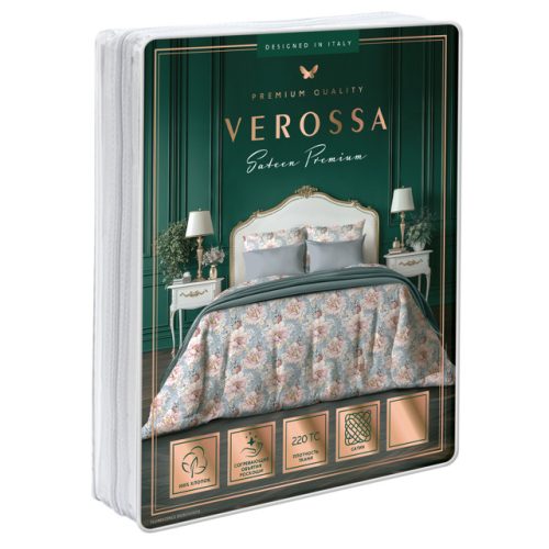 постельное белье дуэт VEROSSA Florescence сатин 4 нав.50х70см и 70х70см, арт.933850