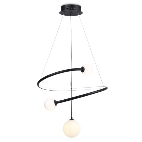 люстра подвесная AMBRELLA Comfort LED 39Вт 6400К 2925Лм ПДУ черный