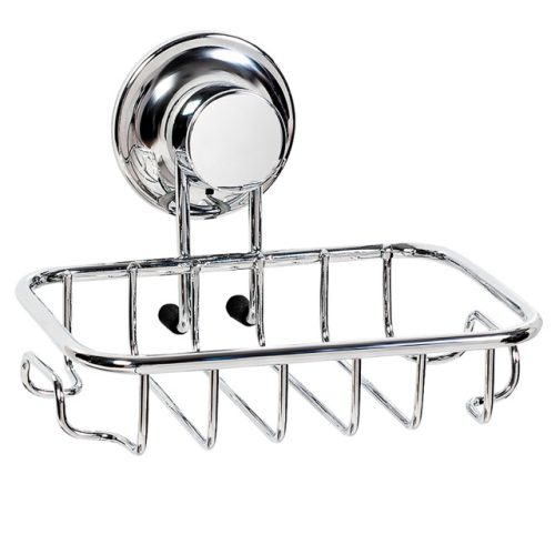 мыльница решетка TATKRAFT Ring Lock с 2-мя крючками хром