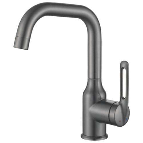 смеситель для кухни VITARTA VT.42.03.03 поворотный излив 154мм серый