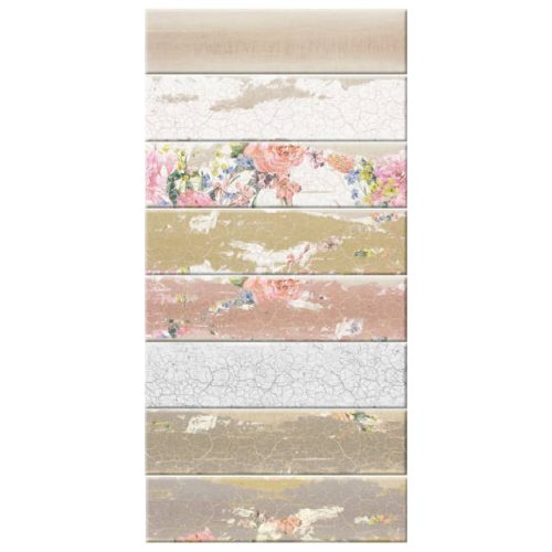 керамогранит BELANI Иммортель 15,1х60 разноцветный