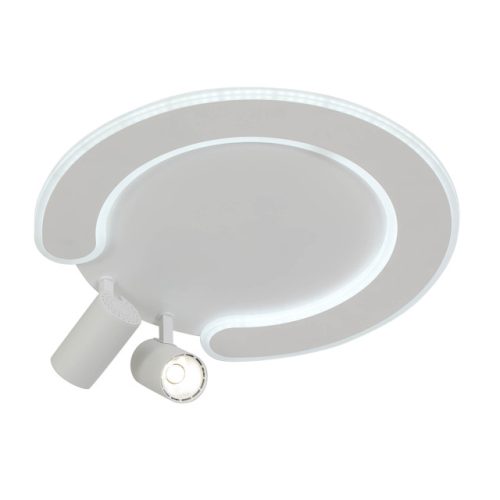 люстра потолочная светодиодная SCHAFFNER Dinero 76Вт,14Вт пластик, металл, белый