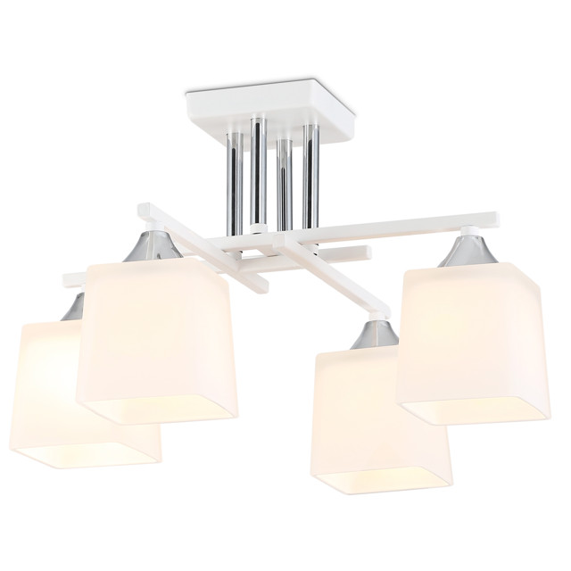 люстра потолочная AMBRELLA Traditional E27х4 60Вт белый