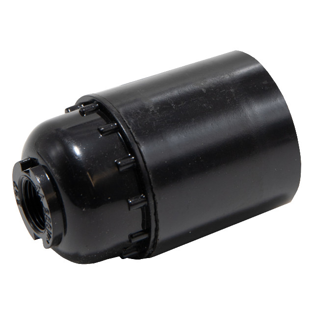 патрон Е27 РЕАЛЬНАЯ ЭЛЕКТРИКА карболитовый подвесной 250В 4А (чёрный)